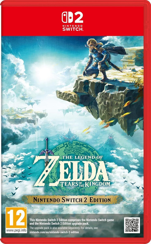 The Legend of Zelda Tears of the Kingdom Nintendo Switch 2 Edition | Physical Switch 2 Games | Premium Adventure RPG | Fast Load Collectible Gaming Accessory | Enhanced Open World Experience | Nintendo Switch 2 Games (Tears of the Kingdom - Switch 2 Special Edition)(for Switch 2, VR Compatible)