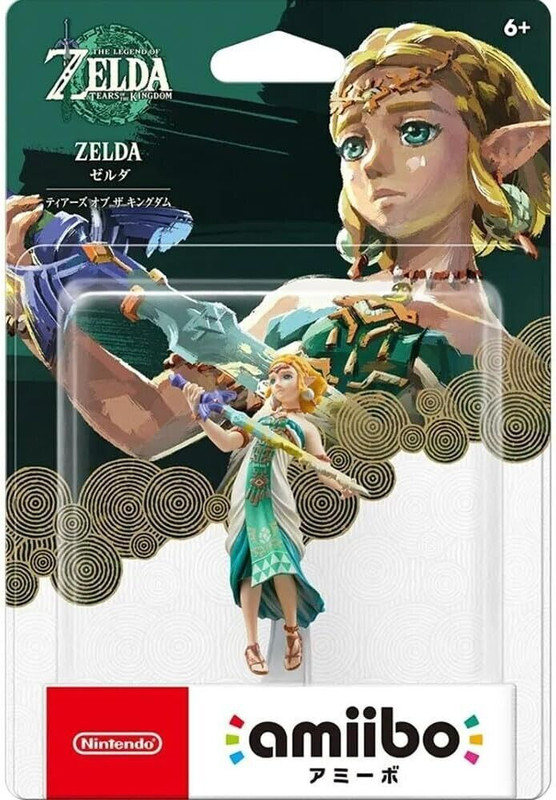 THE LEGEND OF ZELDA TEARS OF THE KINGDOM AMIIBO PRINCESS ZELDA ( JAPAN IMPORT ) (STANDARD)(PHYSICAL, for Switch)