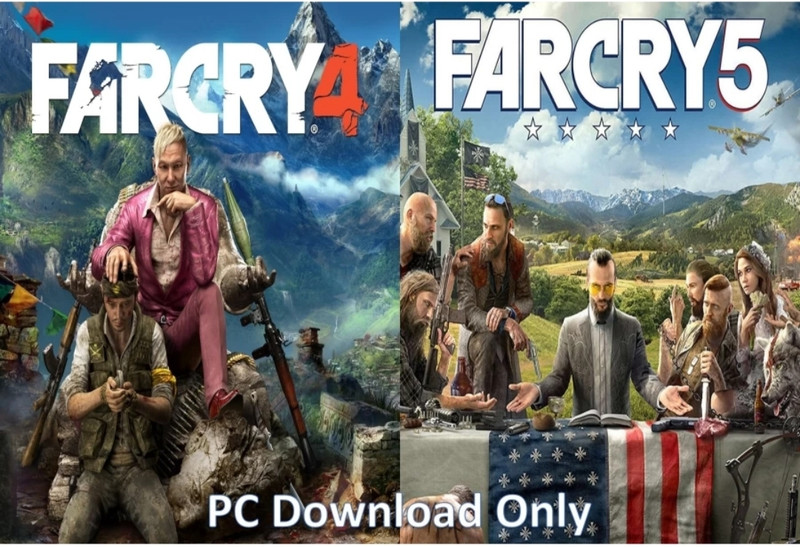 Far Cry 4 5 Combo Pc Game (Offline Only) Full Games No CD/DVD/Code (Complete Edition)(Pc Games, for PC)