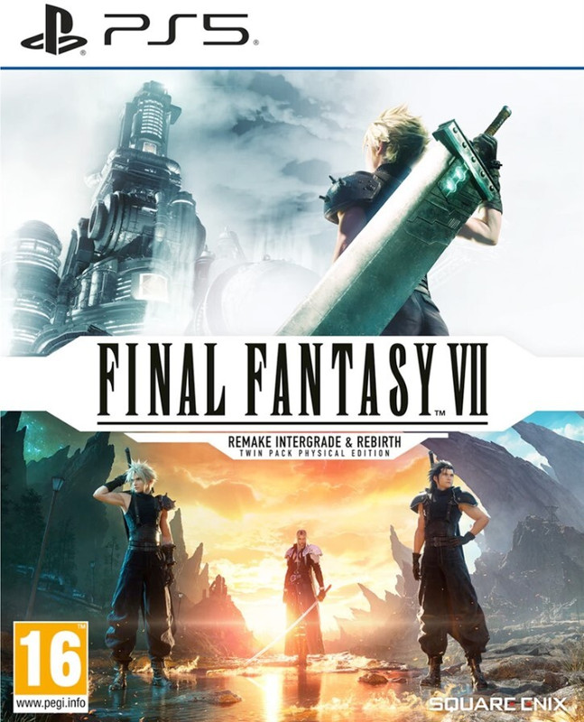 PS5 Final Fantasy VII Remake Intergrade & Rebirth Twin Pack Physical Edition (Twin Pack Physical)(Single-player, for PS5)