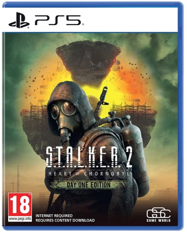 Stalker 2 heart of chernobyl Day One Edition PS5 | PlayStation 5 Games CD | Stalker 2 PS5 Game Collection | PS5 Game CD | Survival Action Adventure | Top Rated PS5 PlayStation Games | Best Value PS 5 Games Experience (Day One Edition)(for PS5, VR Compatible)