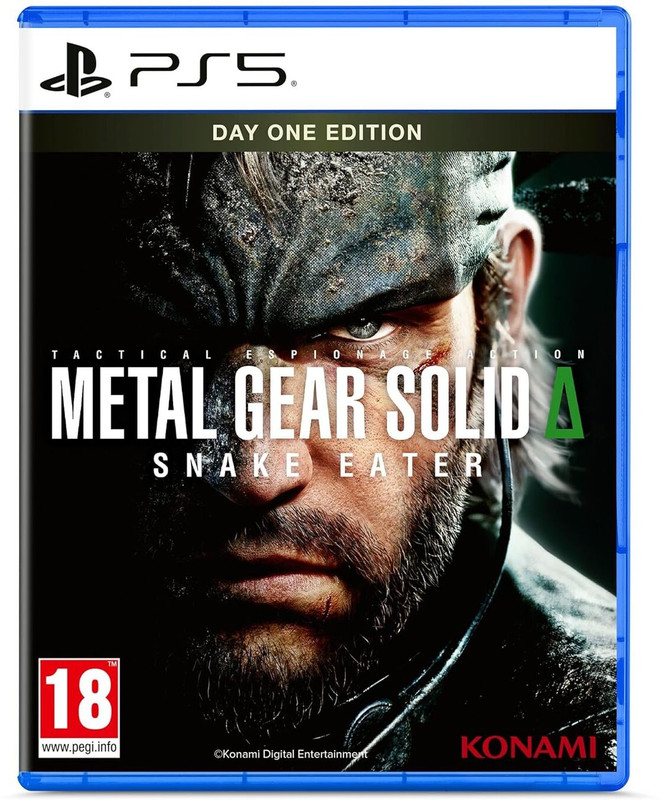 Metal Gear Solid Delta Snake Eater PS5 ( Day One Edition) | Action-Adventure Stealth ps 5 Games | Cinematic Storytelling metal gear solid ps5 ps game | Enhanced Visuals | High-Performance PS5 playstation Games Gameplay | Premium Physical Disc (Day One Edition)(for PS5, VR Compatible)