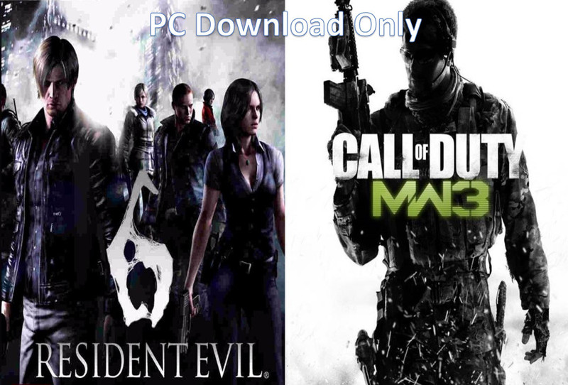 Farcry 3, Call of Duty MW 3, Resident Evil 6, Crysis 2 Top Four Game Combo (Offline Only) (Regular)(Action Adventure, for PC)