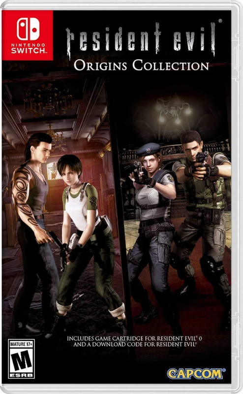 Capcom Resident Evil Origins Collection | Resident Evil Nintendo Switch Survival Horror | Premium HD Remaster | Classic Resident Evil Origins Storyline | Best Value Nintendo Switch Games | Top Rated Nintendo Games |Smooth Gameplay & High Performance | Capcom Resident Evil Nintendo Switch Horror Edit