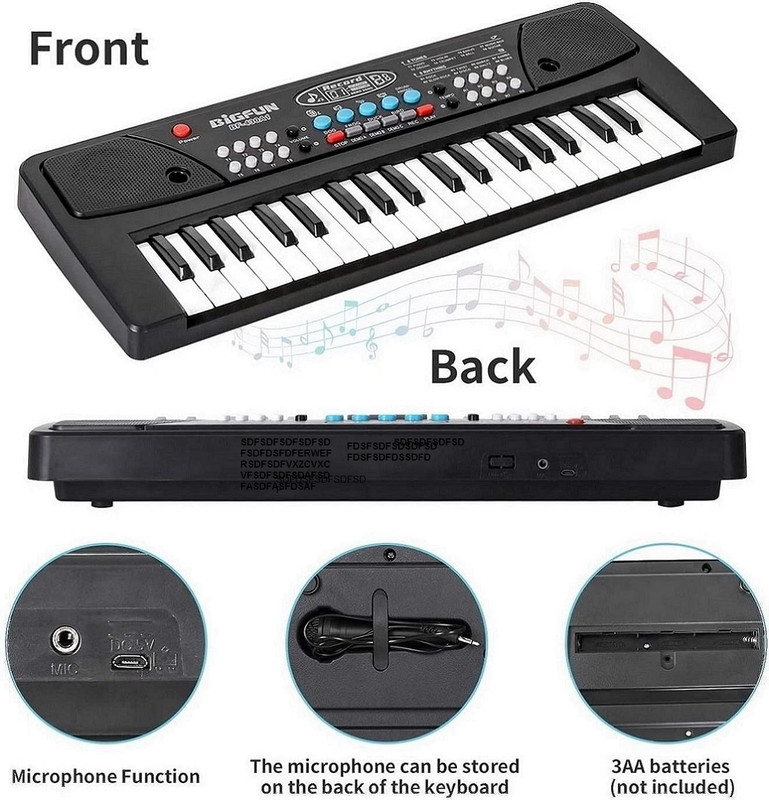MY BABY LOVE A PERFECT CARE Plastic Piano Keytops(37 Keys)