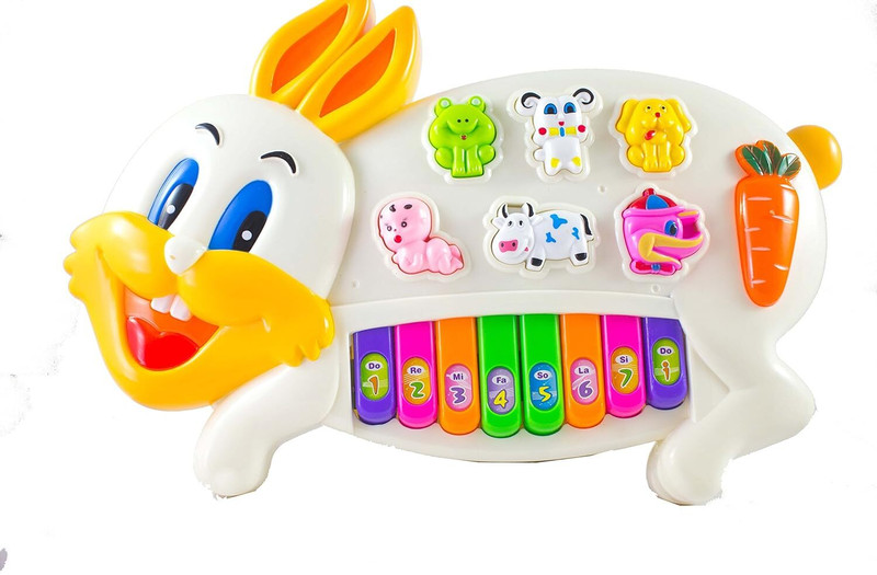 SMB ENTERPRISES Rabbits Musical Pian Piano Lid