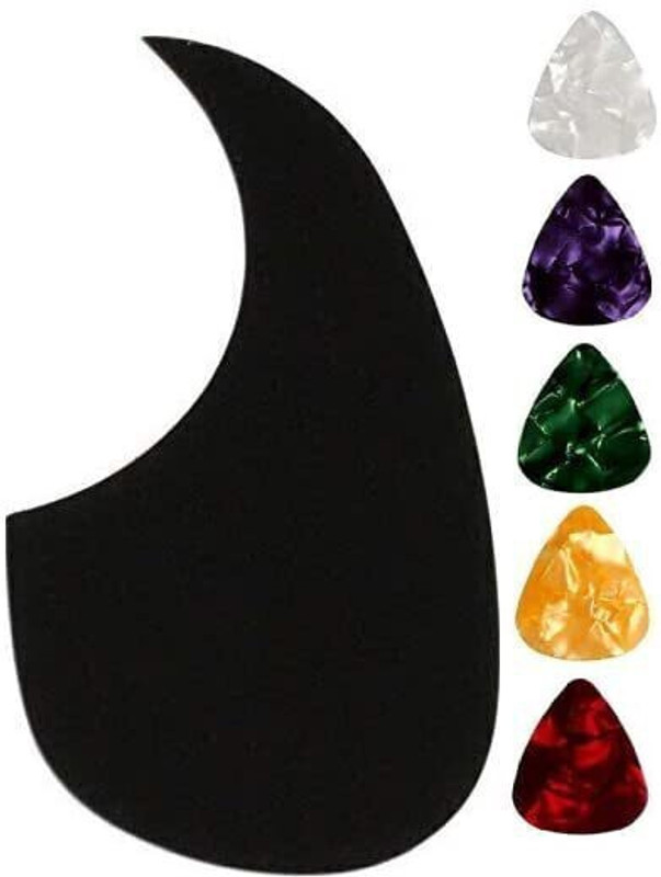 Urban Infotech Acoustic Guitar Pick Guard(Black)