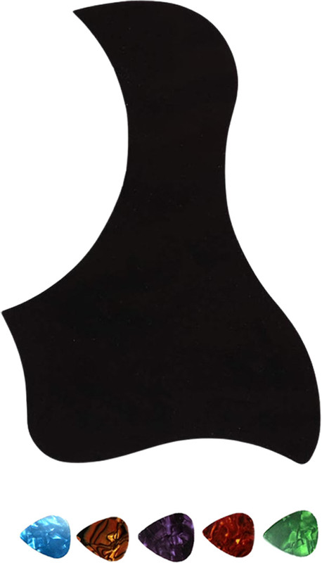 Mocking Bird Acoustic Guitar Pick Guard(Black)
