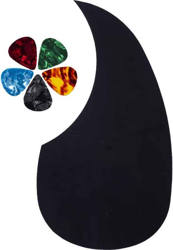 IMAGINEA Acoustic Guitar, Archtop Guitar, Bass Guitar, Electric Guitar Pick Guard(Black)