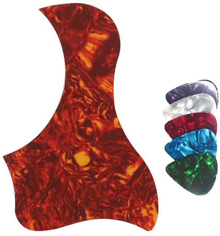 AMG Music Acoustic Guitar Pick Guard(Black)