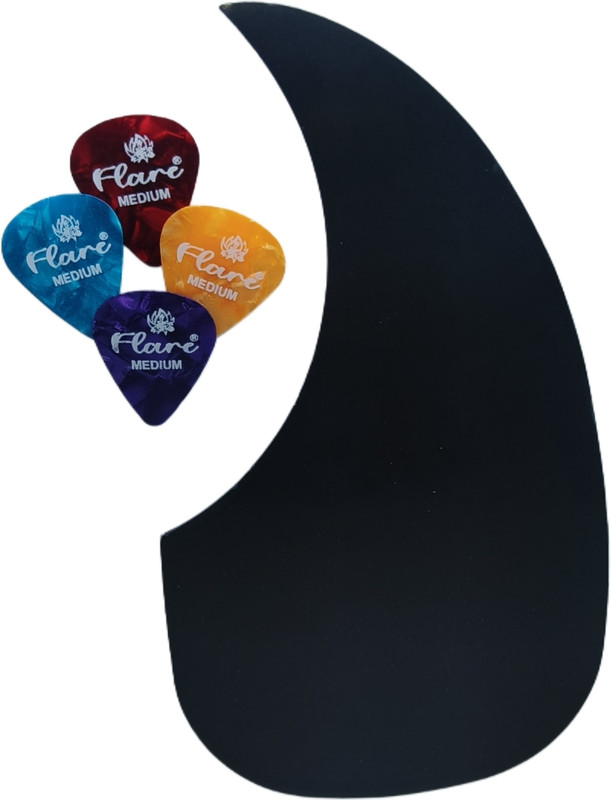 Flare Acoustic Guitar Pick Guard(Black)