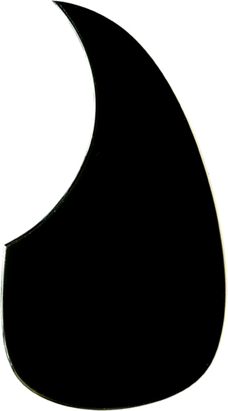 Softline Pro Acoustic Guitar Pick Guard(Black)