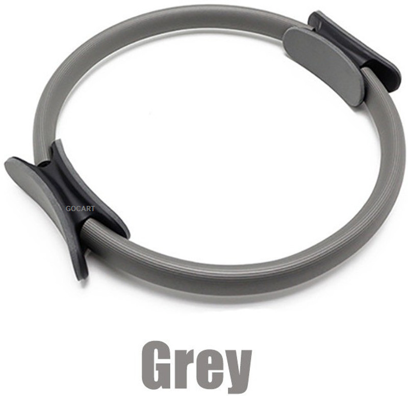 GOCART Professional Fitness Ring Magic Yoga Circle Pilates Magic Fitness Circle Pilates Ring(Grey)