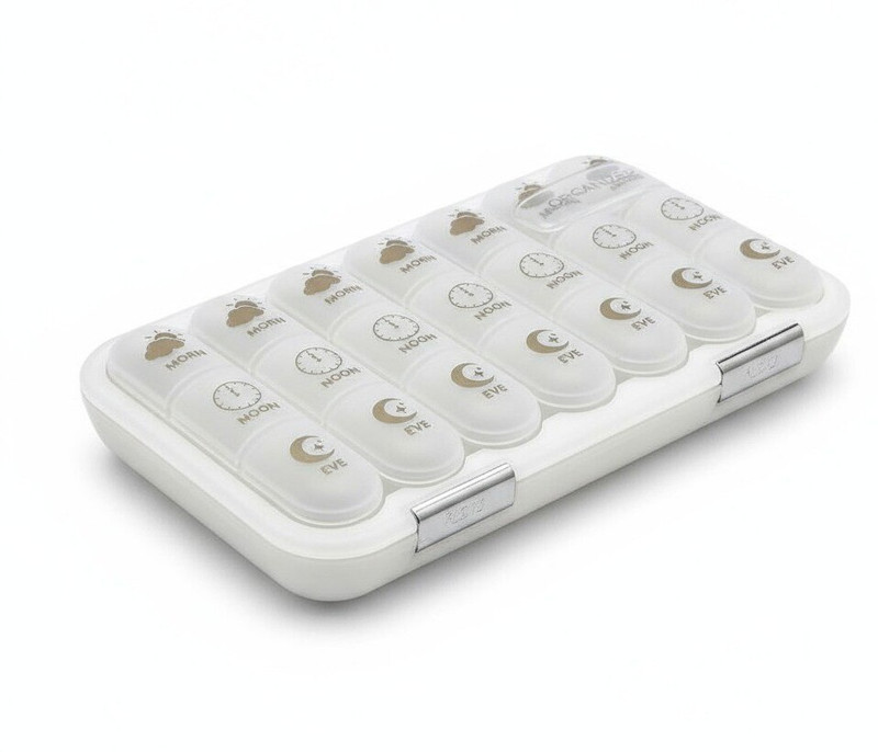SANCORP 7 DAY Pill Box(White)