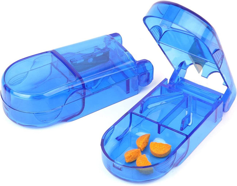 bagsio 7 Transparent pill cutter pocket friendly pill cutter Pill Box(Multicolor)