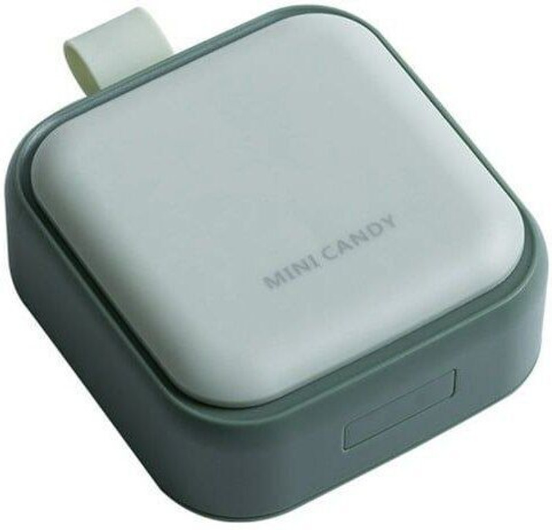 AMEEDARSHAN 7 Pill Box 4 Grids Tablet Storage Case Portable Travel Pill Box(Green)