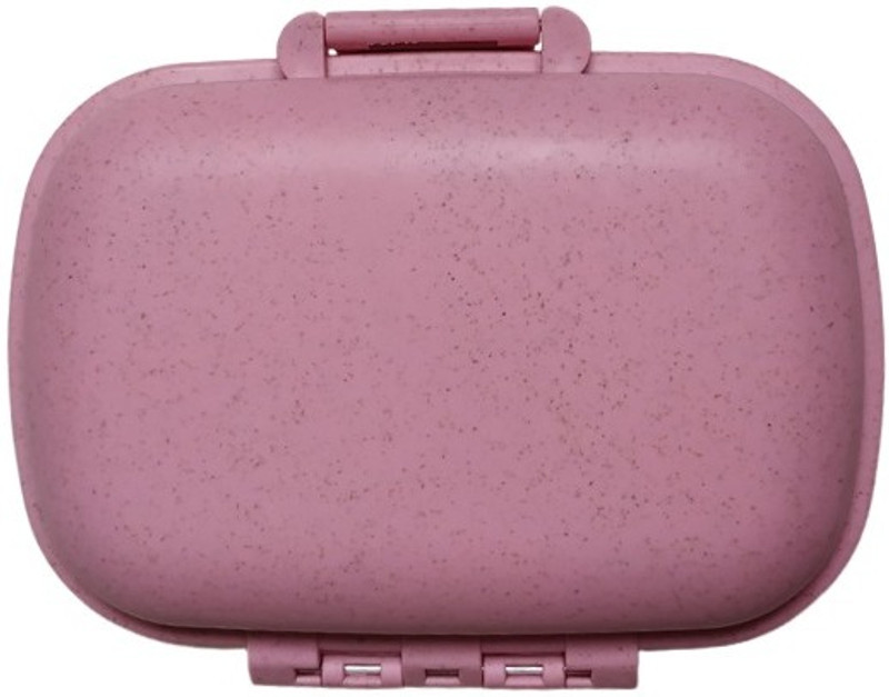 PALAY NA 8 Compartment Travel Pill Organizer Leakproof Medicine Box Portable Case Pill Box(Pink)