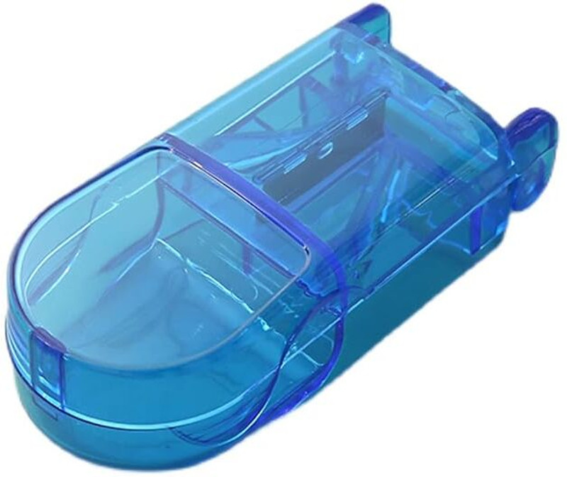 Wolpin 1 Pc Pill Cutter Crushers & Splitters Portable Plastic Pill Cutter PC289 MANUAL Pill Cutter(Blue)