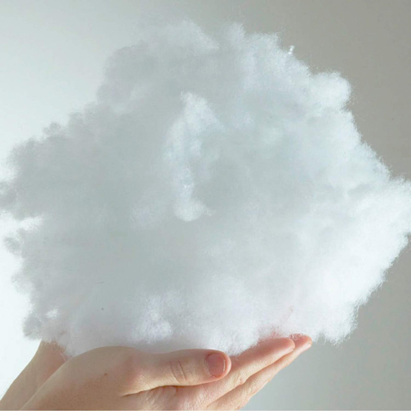 RIYASAT Stuffed Toys Filling Polyster Fibre For Multipurpose Use - 15 mm(White)