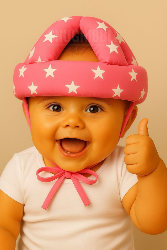 snugnibble Foam Baby Pillow Pack of 1 Nature “Baby Safety Helmet| Infant Head Protector | Soft Cushion Toddler Helmet Cap”(Multicolor)