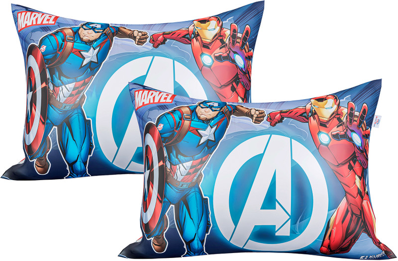 Heart Home Microfibre Baby Pillow Pack of 2 Toons & Characters Pillow(Sky Blue)