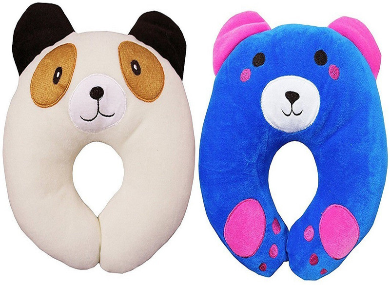 Chinmay Kids Cotton Baby Pillow Pack of 2 U Shape(Multicolor)