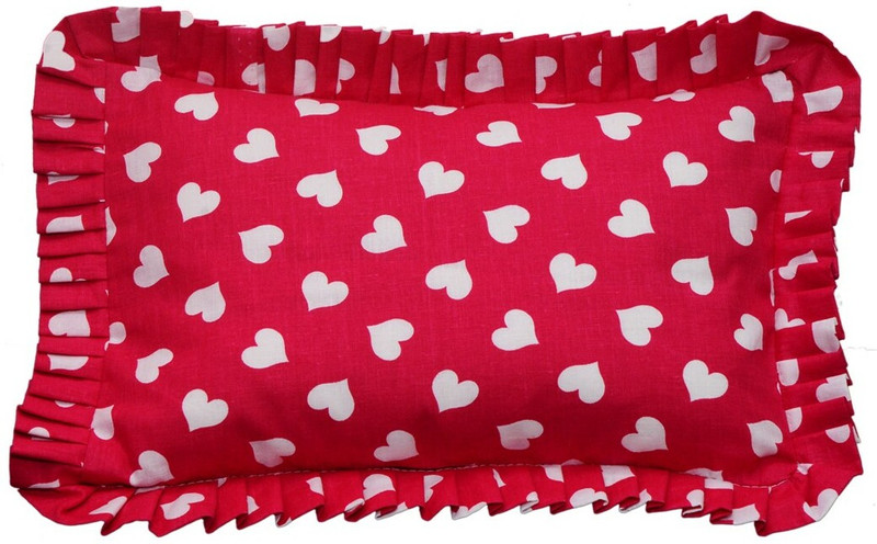 Hallaj Mustard Seeds Baby Pillow Pack of 1 Motifs Newborn(Red)