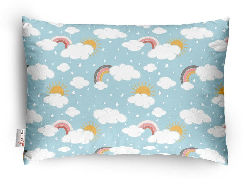 Baby of Mine Microfibre Baby Pillow Pack of 1 Toons & Characters(Light Blue)