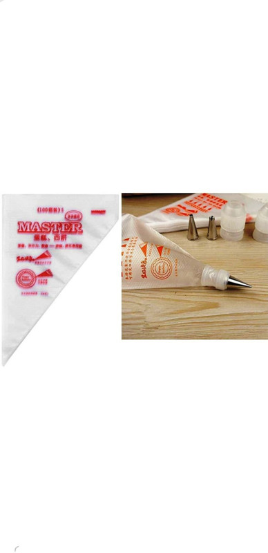 Rvs fantastikitchen store Disposable Piping bag pack of 100 pcs Disposable Piping Bag(Pack of 100)