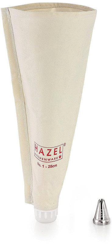 HAZEL Reusable Small Size Cake Icing Bag With Star Shape Nozzle Reusable Piping Bag(Pack of 2)