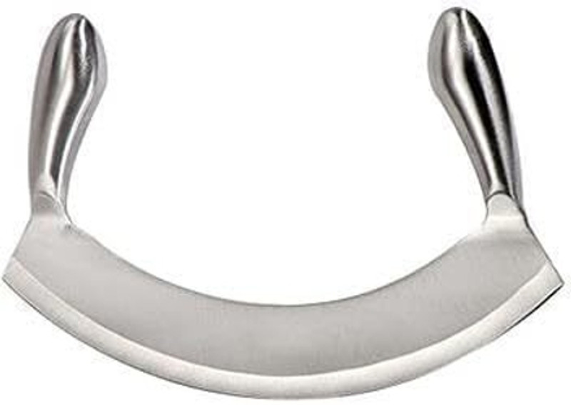 SANGOZ Double Handle Pizza Cutter - KVR Double Ended Pizza Cutter(Steel)