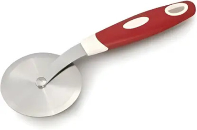 MANTAVYA Stainless Steel Vegetable Cake Pizza Cutting Circular Slice Cutter Knife, Standard Wheel Pizza Cutter(Stainless Steel)