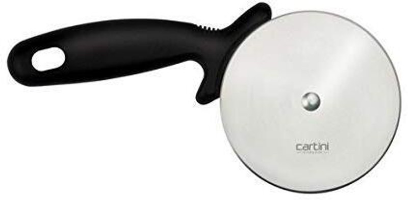 Cartini Kitchen Chef's Pizza Slicer (Pack of 1, Black) Wheel Pizza Cutter(Stainless Steel)
