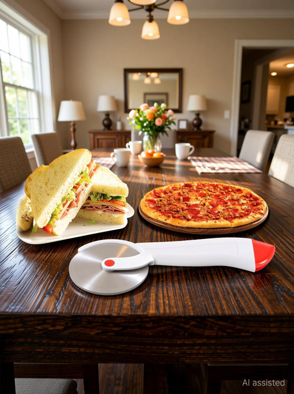 BLLUEX PizzaPerfect Cutter Wheel Pizza Cutter(Plastic)