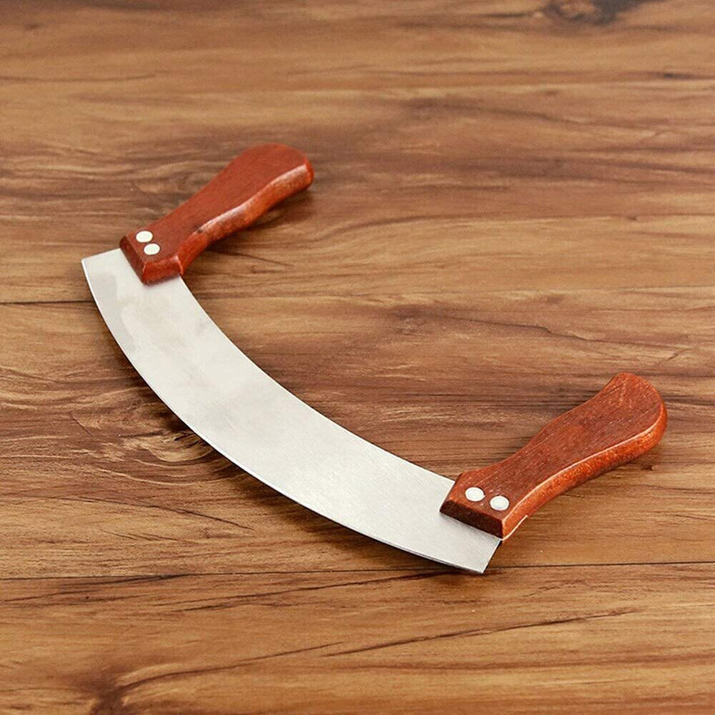RUTVIHK pizza cutter , slicer for kitchen Double Ended Pizza Cutter(Stainless Steel)