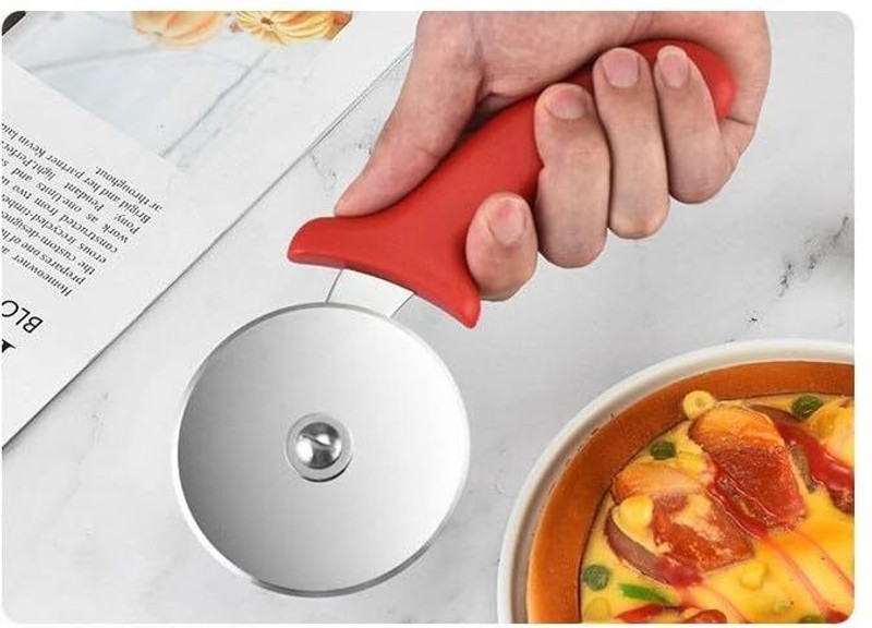 kapicon Stainless Steel Pizza Cutter Wheel, Multipurpose Wheel Pizza Cutter(Stainless Steel)