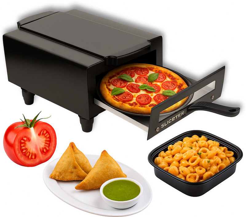 SLICETER 1500W Electric Tandoor for Home Use | Grill, Bake, Roast | Compact and Durable Electric Tandoor