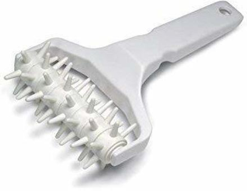 ShoppersHub PNQ Plastic Pizza Docker (Size 20.5cm x 12cm) for Cake Pie Bread Pastry Baking Tool Pizza Maker(White)