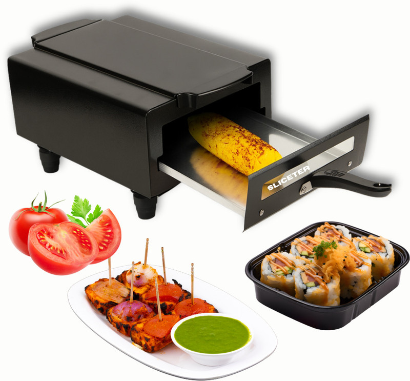 SLICETER Compact Electric Tandoor 2000W | Make Roti, Paneer, Pizza, Chicken, and More Electric Tandoor