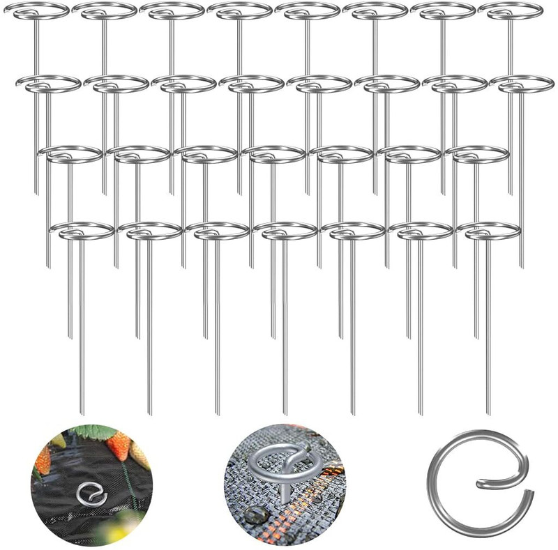 HASTHIP Set of 30 Tent Pegs(Steel)
