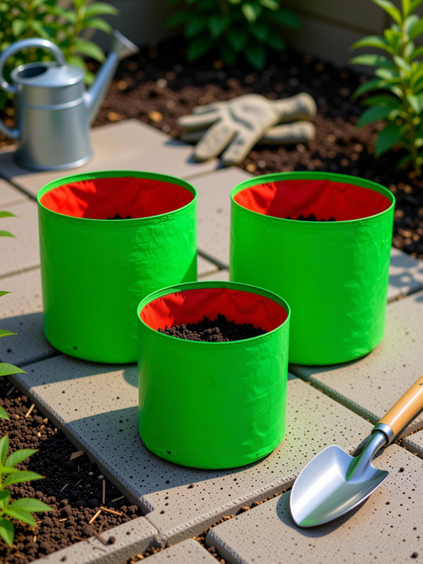 JIRSTAME Grow Bags 12 x 12 inch, Terrace Gardening, Vegetable, Fruits Planting bags Grow Bag