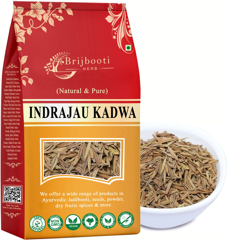 BrijBooti Indrajau kadwa -indra jau-Indrajav Seeds - Indrajao kadva - Holarrhena Pubescens Seed(400 g)