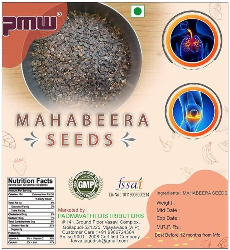 PMW 1Kg Mahabeera seeds POUCH PACK Seed(1 kg)