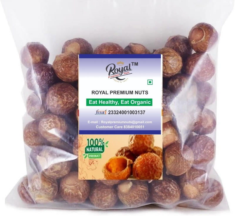 Royal Premium Reetha Herbal Soap Nuts,(200g) Raw Reetha/Aritha Dried & Natural (Ritha) Seed(200 g)