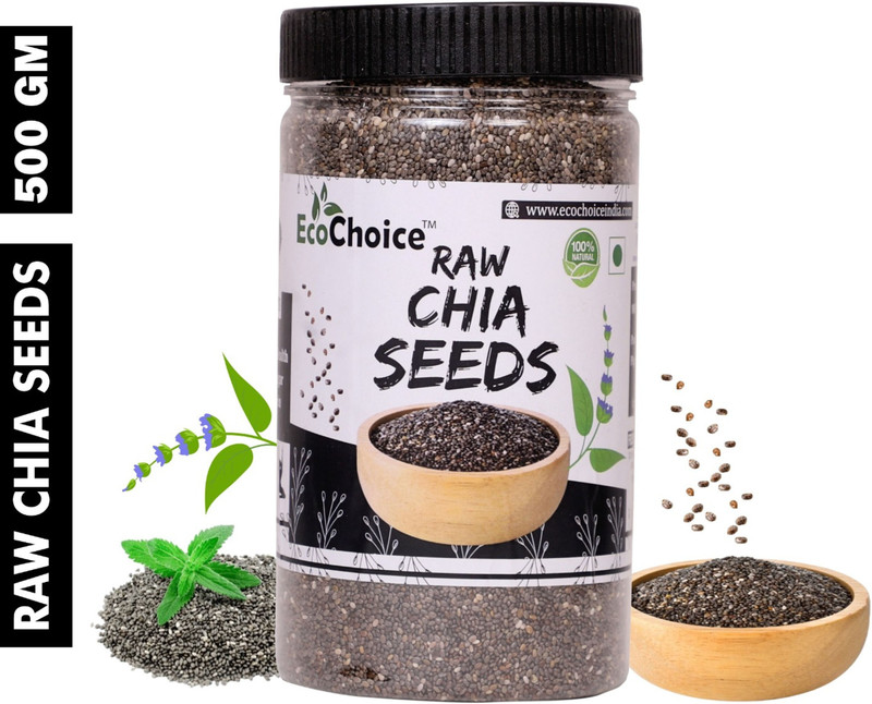 Ecochoice Raw chia Seed Seed(500 g)