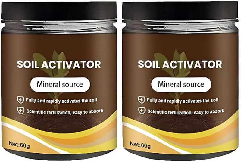 Lootzoo Soil Activator for Flower Pots and Garden Beds Plant Straightener(Pack of 2)