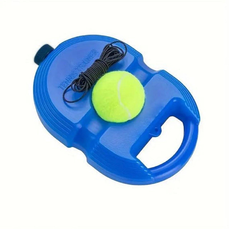 LOFTVENDER Trainer Rebound Ball,Solo Tennis Training Equipment(No Racket Included) Cricket Tennis Ball(Standard, Pack of 1, Blue)
