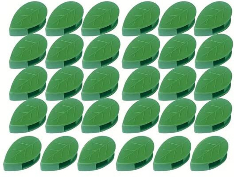 PLASTIZONE Plant Climbing Wall Fixture Clip SELF-Adhesive Hook Plant Straightener(Pack of 30)