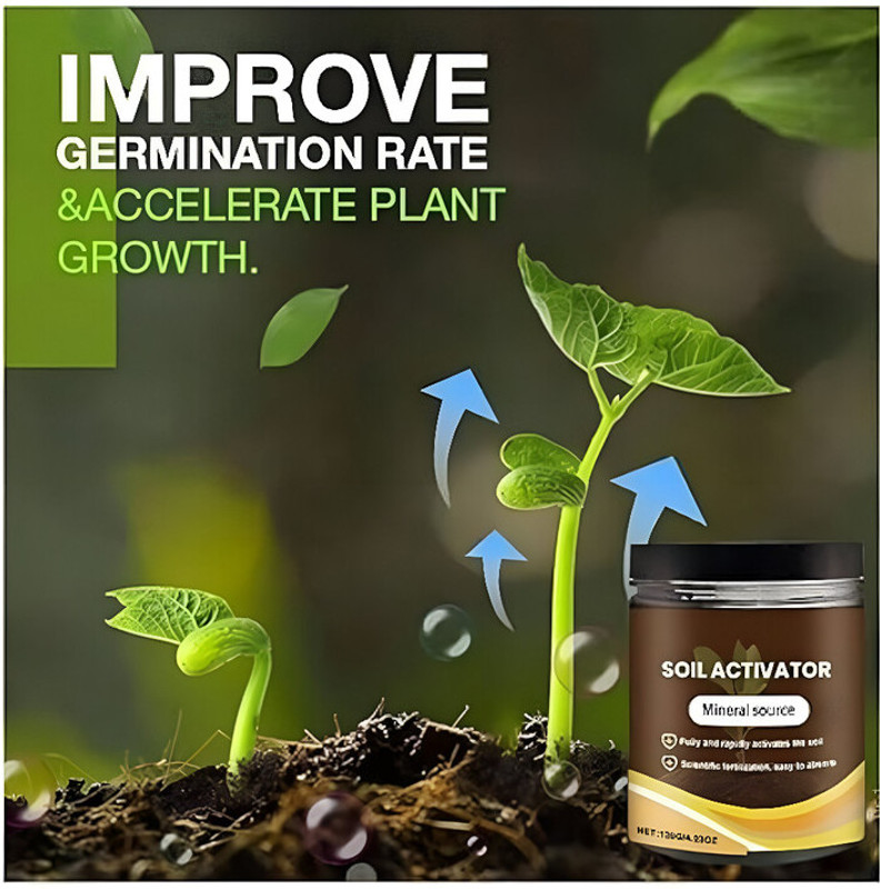 Lootzoo Soil Activator for Flowering Plants for Rich Soil Nutrition Plant Straightener(Pack of 1)
