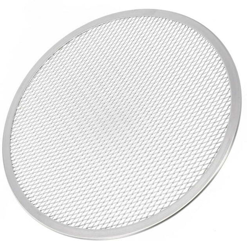 KitchenCarton Premium Aluminium Pizza Screen 8 Inch | Round Mesh Baking Even Heat Airflow Pizza Tray